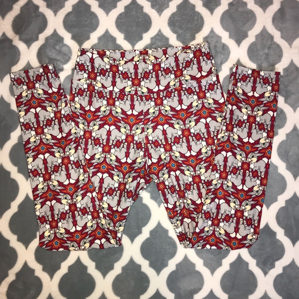LULA ROE Disney Thumper Bunny Bambi leggings OS